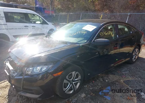 2017 Honda Civic Lx из США, поврежденный, VIN 19XFC2F54HE232328